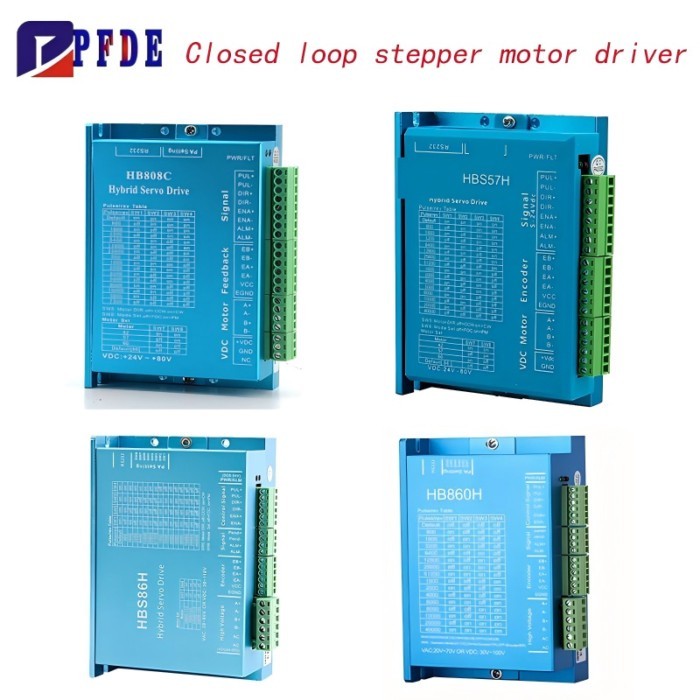 Closed Loop Stepper Motor Hybrid Servo Driver for Nema17 Nema23 Nema24 Nema34 Stepper Motor HB808C