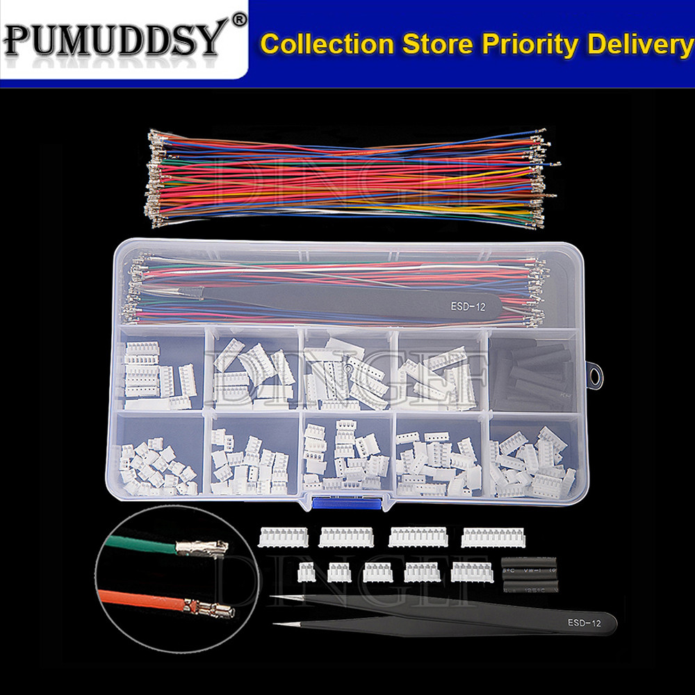 ZH1.5MM เปลือกพลาสติกชุดเชื่อมต่อและ 15 ซม.สายซิลิโคนอ่อนนุ่มลวด 2P 3P 4P 5P 6P 7P 8P 9P 10P ZH 1.5 