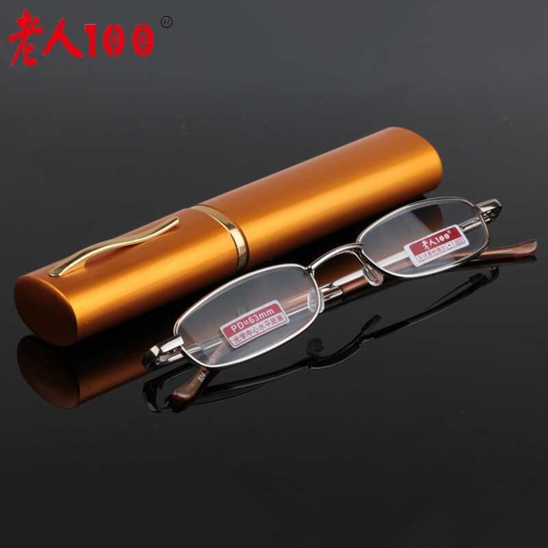 ผู้สูงอายุ1แว่นอ่านหนังสือคุณภาพสูงความละเอียดสูงขนาดเล็กที่สวยหรูผู้ถือปากกาแผ่นเรซินง่ายต่อการพกพา