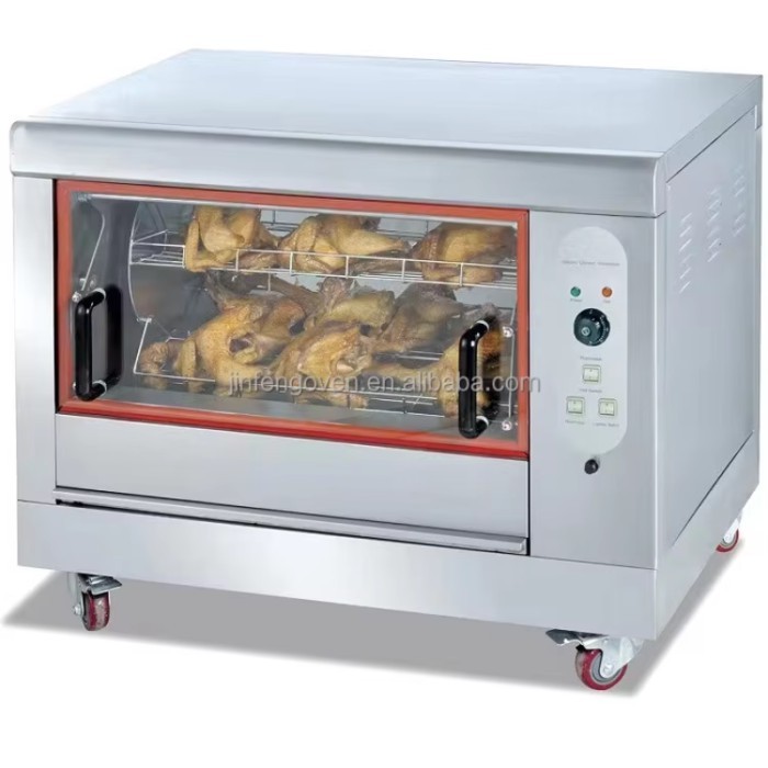 Automatic Bbq Rotisseries Commercial Gas Rottiserie Chicken Oven for Restaurant
