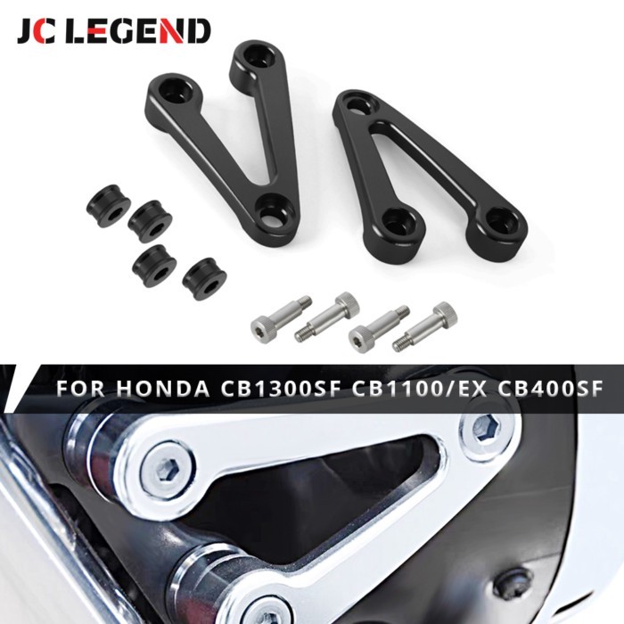 Headlight Stay Kit For Honda CB1300SF CB400SF CB1100 CB1100EX Headlight Mount Bracket Aluminum Head