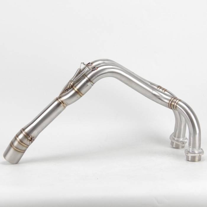 Motocros Motorcycle Exhaust Muffler Modified Front Pipe Slip-On Muffler Exhaust For MT-07 MT07 2014