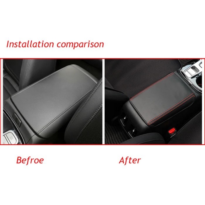 Car armrest Console cover cushion Support box  top matte Liner  Sticker For Hyundai Tucson NX4 2021
