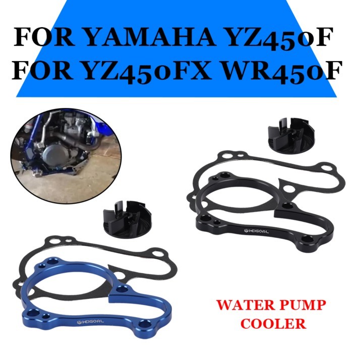 Motorcycle Water Pump Cooler Impeller Spacer Kit Set For Yamaha WR450F YZ450F YZ450FX YZ 450 FX WR