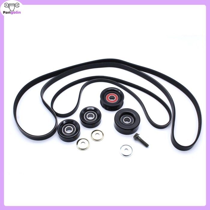 1set Belt Idler & Pulley Kit For Holden Commodore VT VX VU VY VZ V8 LS1 LS2 GEN3 5.7 6.0L Automotiv