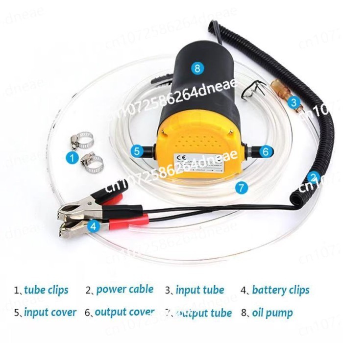 Fuel Engine Extraction Pump Transfer Pumps 12V 24V 220V Car  Extractor Motor Pump Crude Hot Oil Flu