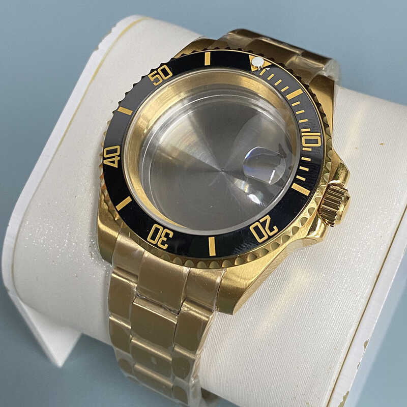 40 มม.นาฬิกาอุปกรณ์เสริม GMT สแตนเลสสตีลชุด + สายคล้องคอเปลี่ยนน้ํา Ghost เหมาะสําหรับ 8215/2813 การ