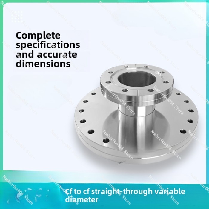 CF Straight Through Variable Diameter Flange Adapter CF16/CF35/CF63/CF100/CF150 To CF25 Variable Di