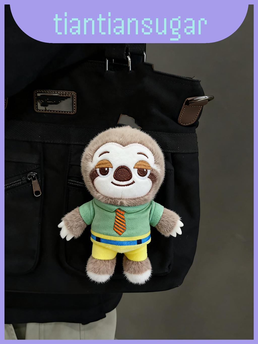 Nick Sloth และ Benjamin Sloth และ Benjamin พวงกุญแจตุ๊กตาสําหรับกระเป๋าตกแต่ง