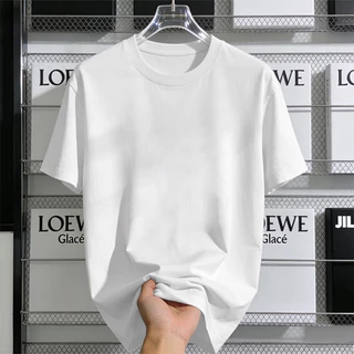 UF35 คอกลม สีดําแขนสั้น ผู้ชาย เสื้อยืด OVERSIZE COOL FASHION NEW YEAR Christmas ลายการ์ตูน CASUAL เสื้อยืดผู้ชาย