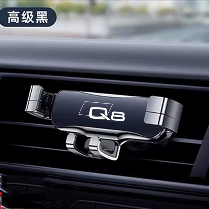 For Audi Q3 Q4 Q5 Q6 Q7 Q8 car accessories Metal Phone Holder Car Navigation Mobile Phone Holder Br