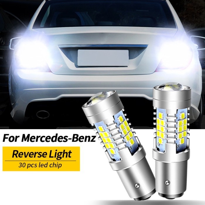 2x LED Reverse Light P21W BA15S Canbus For Mercedes Benz W169 W245 W202 W203 W204 C204 CL203 S202 S