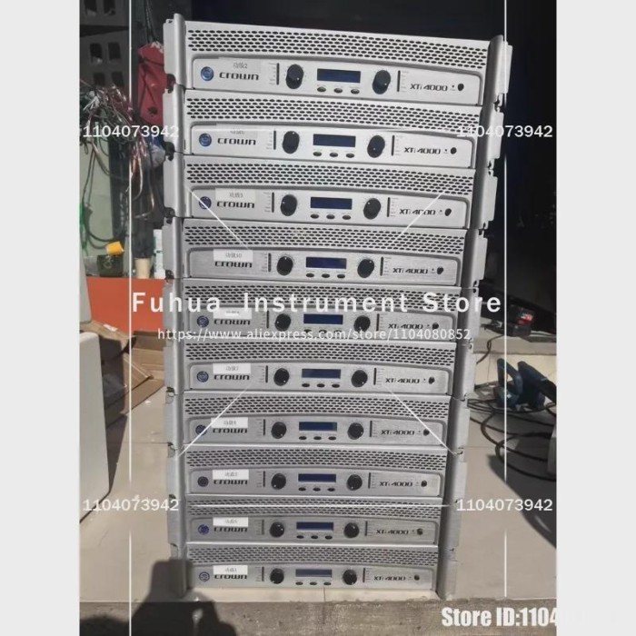 1 PCS Crown XTi4000 Power Amplifier Working