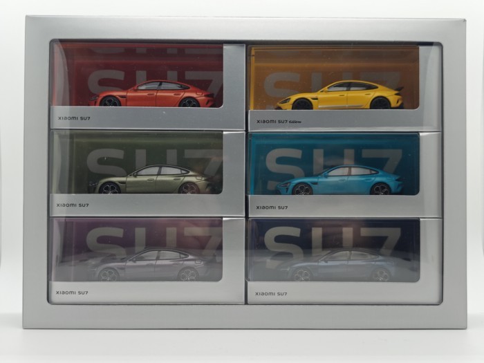 1: 64 Xiaomi SU7 su 7 ultra Xiaomi ดึงกลับโลหะผสมรถสปอร์ตรุ่น