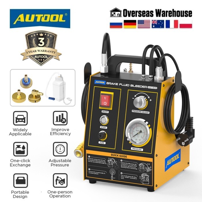 AUTOOL AST605 Brake Oil Changer Exchanger Oil Pump Brake Oil Exchanger Car Brake Purge Oil Pump Aut