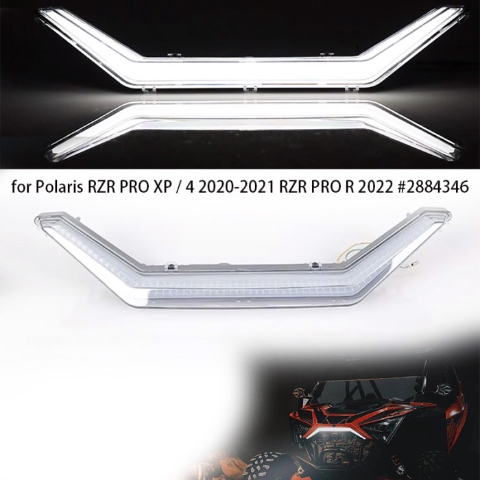 RZR PRO XP UTV Front Accent Light LED Center Grill Light for Polaris RZR PRO XP / 4 2020-2021 RZR P