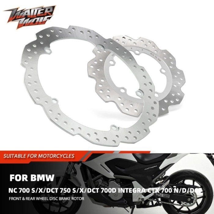 New NC 700 750 Front Rear Wheel Brake Disc Rotor NC 700 S/X/DCT 750 S/X/DCT 700D Integra CTX 700 N/