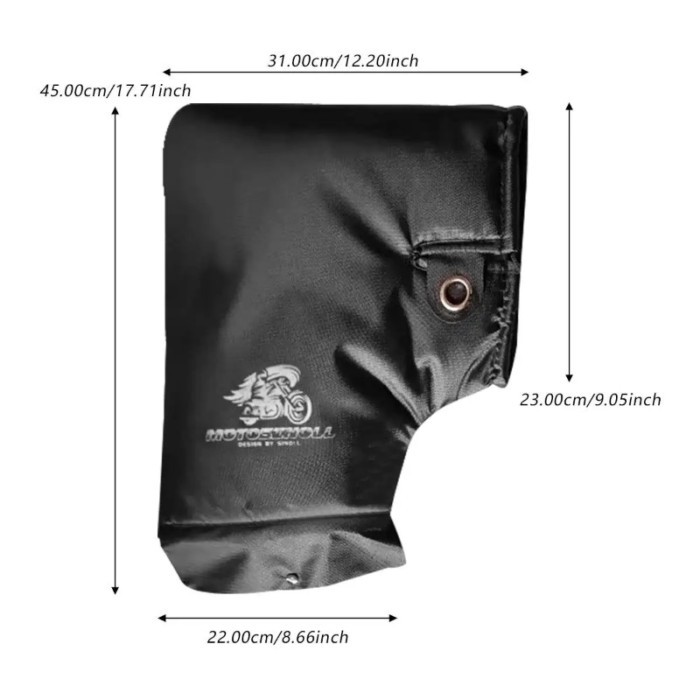 Motorcycle Handlebar Gloves Scooter Hand Bar Winter Gloves Windproof Waterproof Motorcycle Gloves