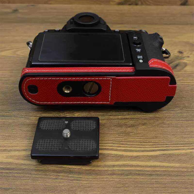 เหมาะสําหรับกระเป๋ากล้อง Fuji X-T50 เคสหนัง xt50 เคสป้องกันกล้อง xt50 ฐานครึ่งเคส