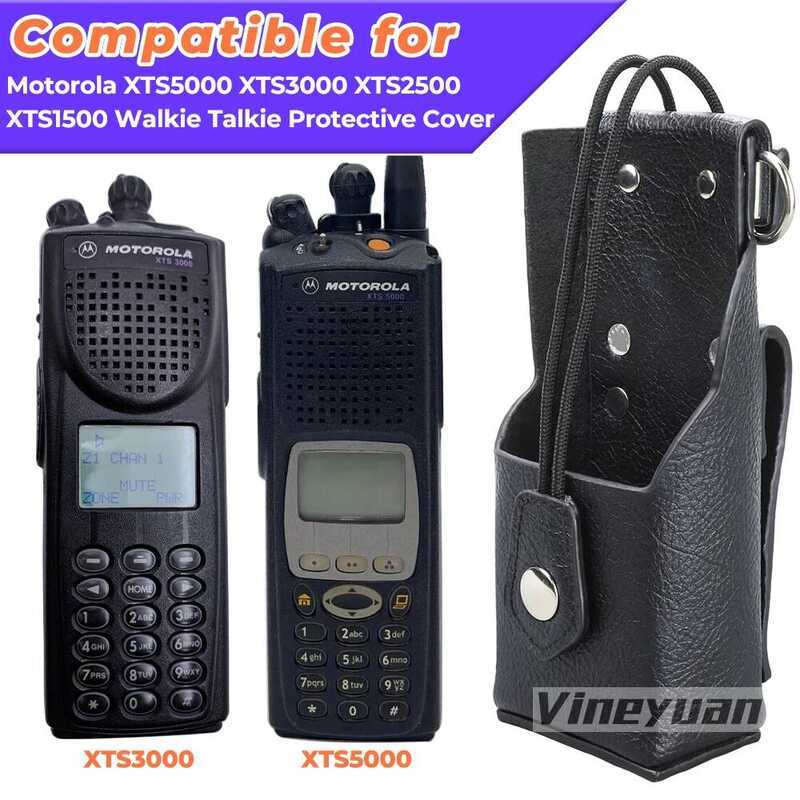 ▥ ปลอกหนังป้องกันสำหรับ Motorola Xirp8608 Ht1000เคสหนัง Apx7000 Xts25000 Xts5000 Xts1500