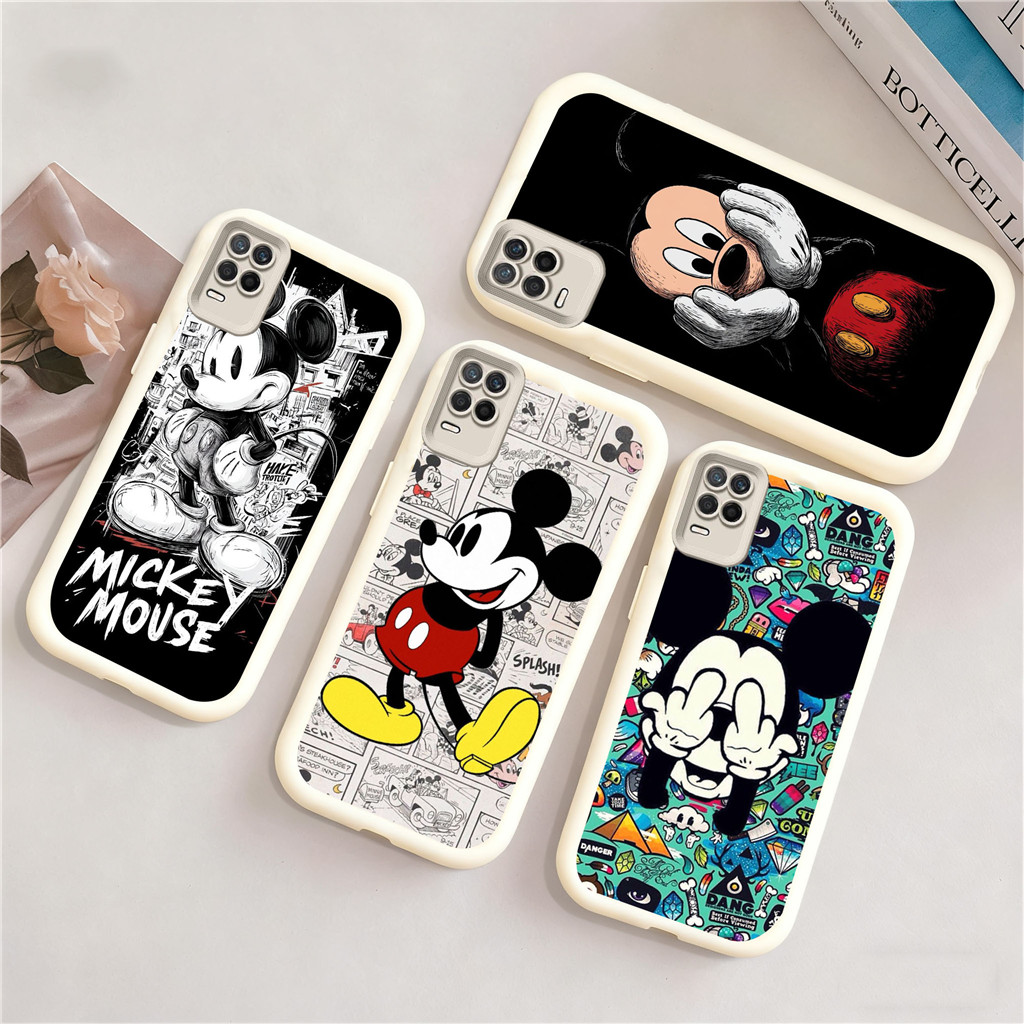 DN14 Mickey Mouse Hp ชุบสําหรับ OPPO Reno ค้นหา Narzo 5s A91 A74 10 C65 20A N63 A95 6 X3 A31 6i N53 