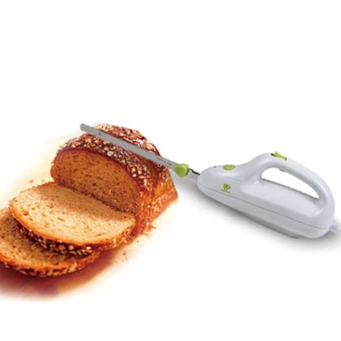 Electric bread knife Stainless steel doubl knife serrated knife frozen meat bread Ham Cutting knife