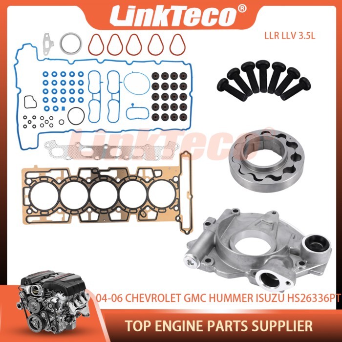 Engine Full Gasket Set Oil Pump Repair Kit Fit 3.5 T L L5 GAS For 04-06 CHEVROLET GMC HUMMER ISUZU
