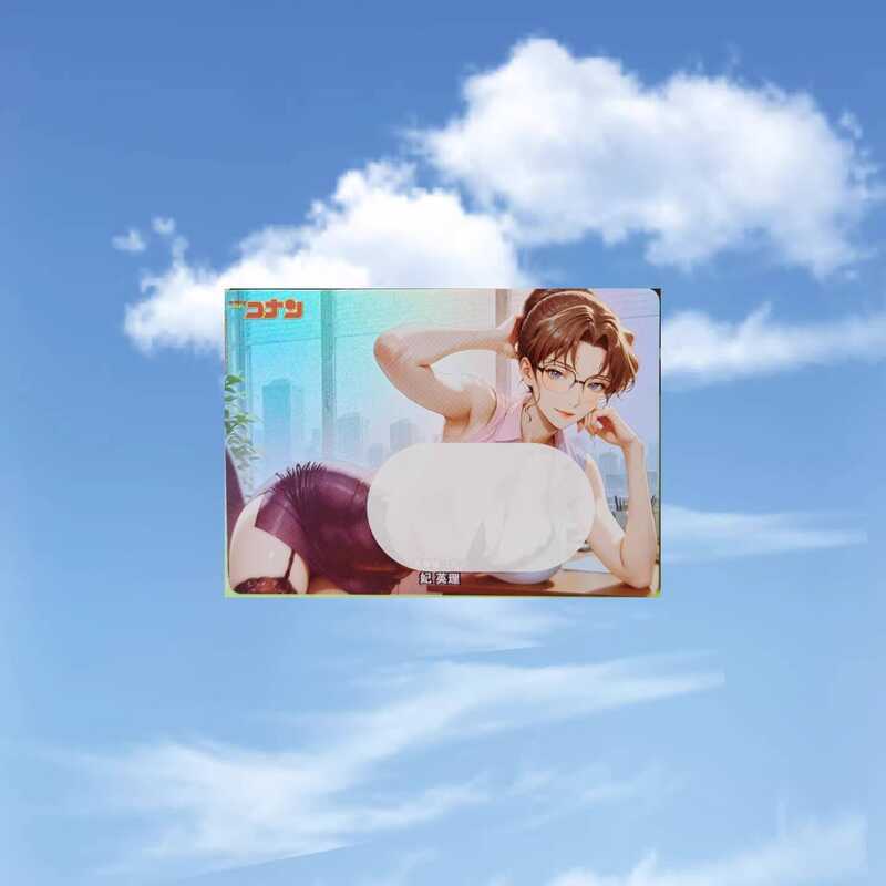 Detective Conan Concubine Heroic Law Queens OL Beauty Hoarding Show ชุด 3 แผ่นหักเห Bright กระพริบ 6