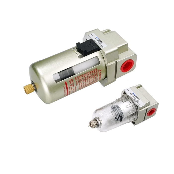 AF2000-02 1/4" AF3000-03 3/8" AF4000-04 1/2" Pneumatic Air  Filters Compressor Filter Manual Drain