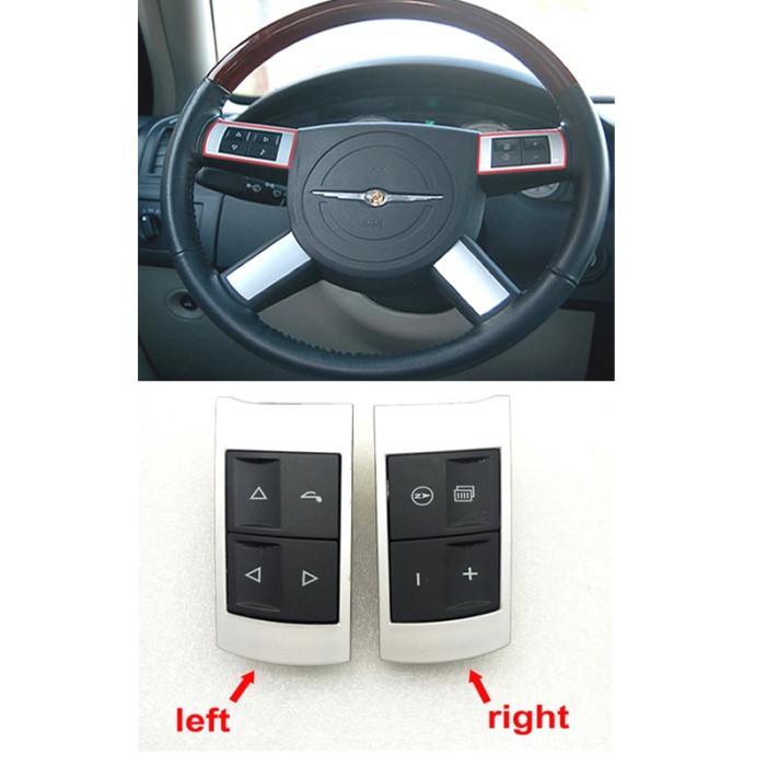 Multifunction steering wheel switch button Sound control switch Button DAS571ZAAD for Chrysler 300