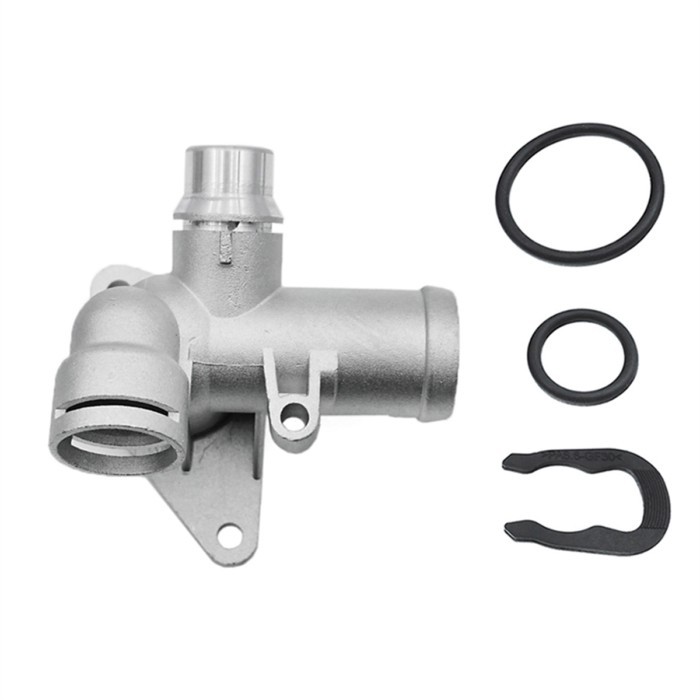 Engine Radiator Coolant Hose Connector Three-Way Connector 06B121132E 06B121132B for A4 B6 B7 1.8T