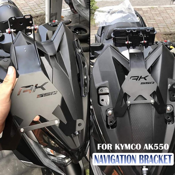 For KYMCO AK550 ak550 AK 550 AK550 New Motorcycle Accessories Front Mid Navigation Bracket GPS Mobi