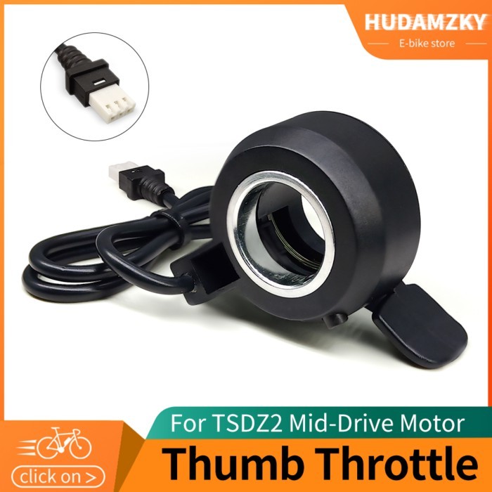 TongSheng Ebike Thumb Throttle Accelerator for VLCD5 Display 36V/48V tsdz2 Mid Drive Motor Ebike Co