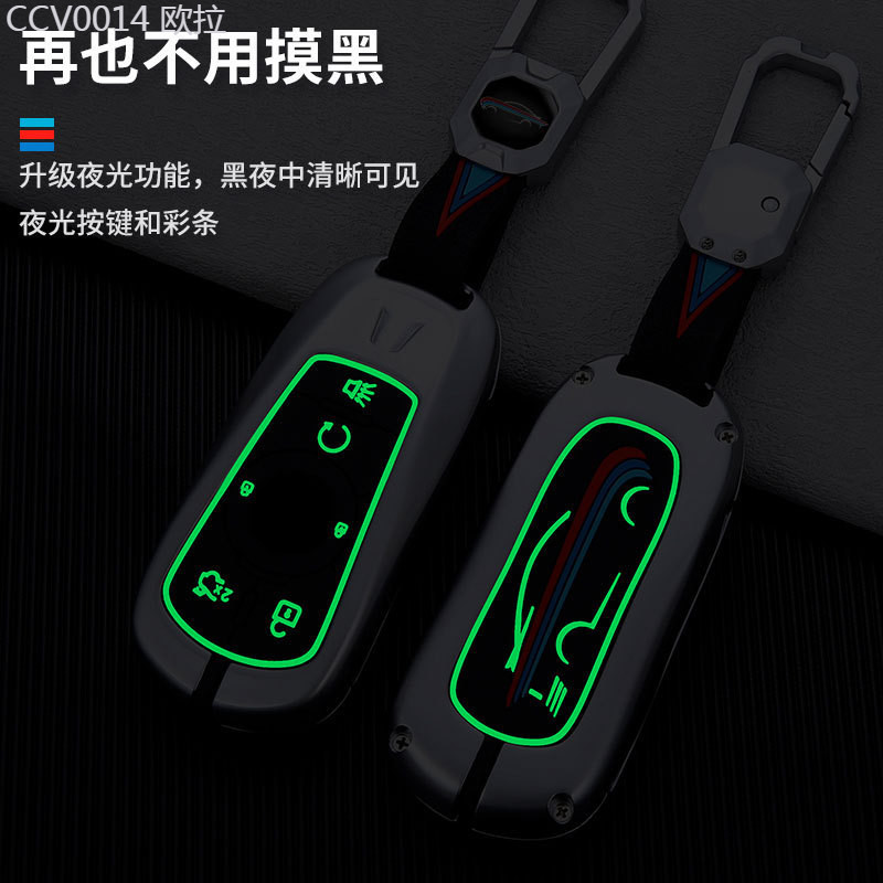 【2022-2025】 เหมาะสำหรับ Buick LaCrosse กุญแจรถ 5-Key GL8 Fathead Fish 12/13/14/15 Regal โลหะรีโมทคอ