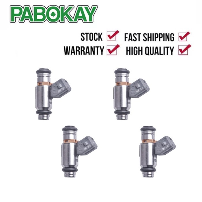 4 pieces x Fuel Injector IWP003 for FIAT PALIO SIENA MOTOR FIRE 1.4 8V