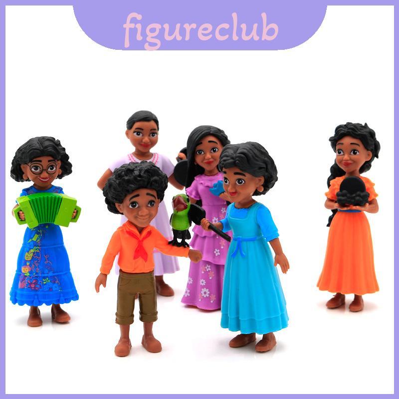 Encanto รูป Action ตุ๊กตาน่ารักของเล่นสะสมสําหรับเด็ก ชิ้น 6 ชุด