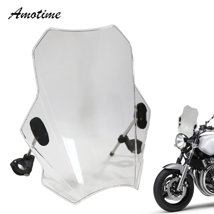 Motorcycle Windscreen Windshield Universal For YAMAHA XJR 1300 XJR1300 XJR1200 XJR 1200 1995-2016
