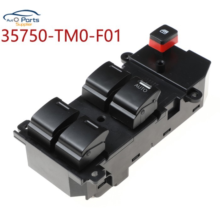 New 35750-TM0-F01 35750-TM0-A01 Power Window Master Control Switch for Honda City 2007-2012 35750TM