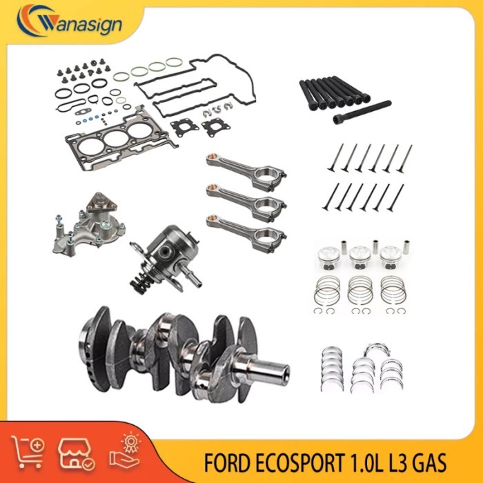 AUTO ENGINE PARTS Overhaul Rebuild Kit OIL WATER PUMP Crankshaft KIT FOR FORD FOCUS M1DA 1.0L L3 1.