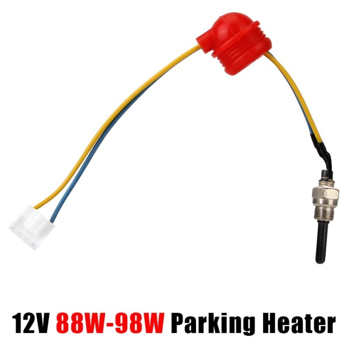 Glow Plug Auto Parts 88W-98W 12V Car Truck Boat Parking Heater Ceramic Pin Heater Accessories 4 Pin