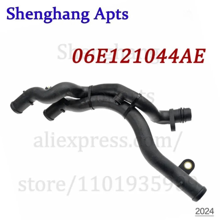 Coolant Pipe 06E121044AE,06E121044AD,06E121044E,06E121044G,06E121044L,06E121044M For Audi A6 A7 A8