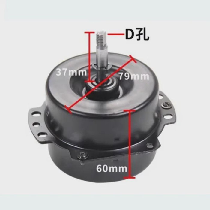 Suitable For Ventilation Fan Exhaust Fan Motor Motor Pure Copper Wire Double Bearing 6 8 10 12 Inch