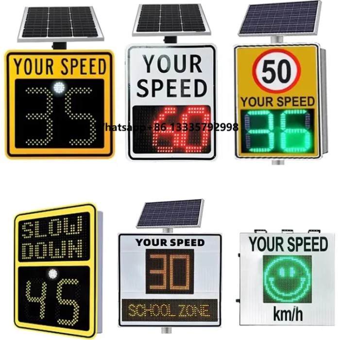 Radar Sign Speed Limit Sign Radar Led Display Highway Vehicle Speed Test radar Speed Sign Detective