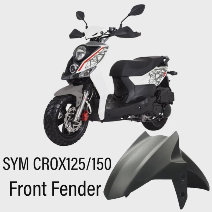 For SYM CROX125 CROX150 CROX 150 / 125 Motorcycle Front Mudguard Fender SYM CROX125 CROX150 CROX 15