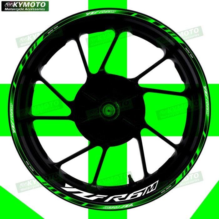 For YZF R6M R1 motorcycle accessories 17 inch front and rear wheel stickers reflective wheel sticke