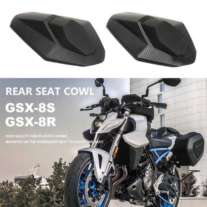 New Motorcycle For Suzuki GSX-8S GSX8S GSX-8R GSX8R GSX 8S 8R 2023 2024 Black Carbon Fiber Pillion