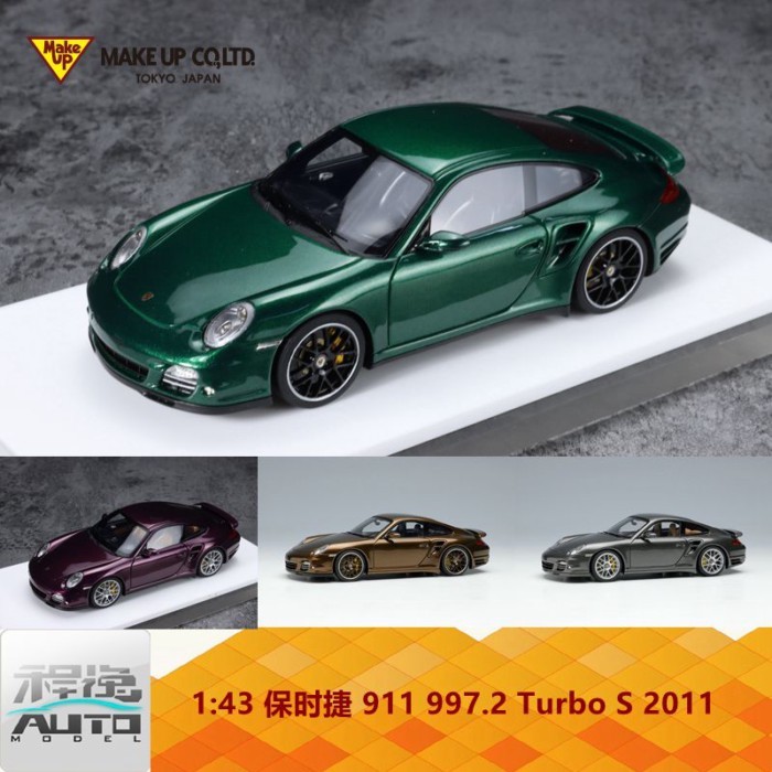 Make up 1: 43 Porsche 911 997.2 Turbo S 2011 โมเดลรถเรซิ่น