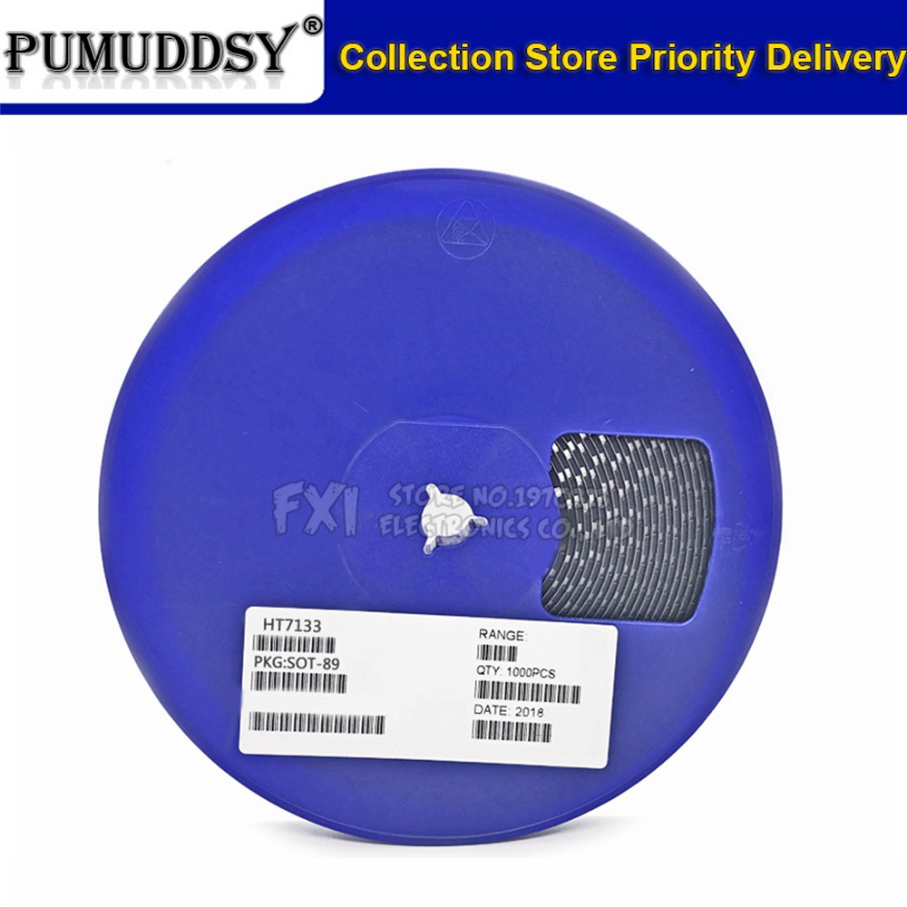 1000PCS HT7133A-1 SOT89 HT7133A SOT HT7133 SMD HT7133-1 SOT-89 7133-1 IC ใหม่และต้นฉบับ