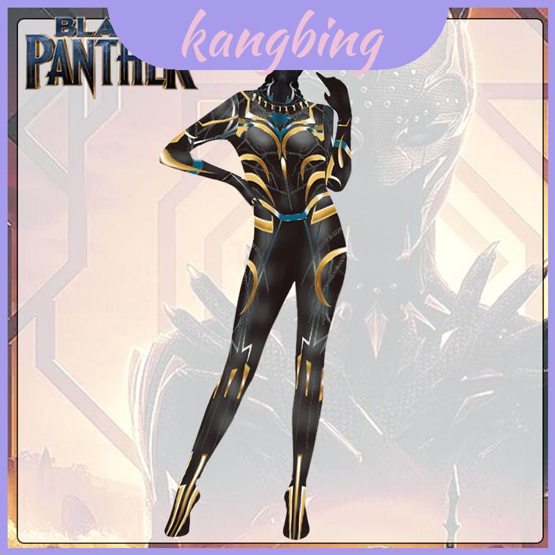 Panther Black Wakanda Forever Letitia Wright Women's Ultra Comfortable Cosplay Bodysuit