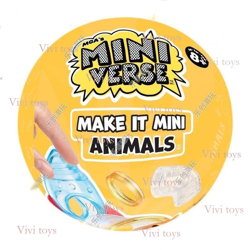 {{ของเล่นโทนี่}} miniverse Mini Animal Ball Series 2 Pet Ball DIY Miniature DIY Hermit Crab Sand Rat